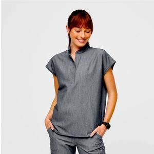 Graphite Rafaela Oversized Scrub Top